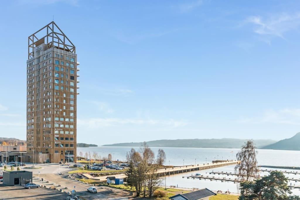 Mjos Tower Suite - Lovely Lake View Brumunddal Dış mekan fotoğraf