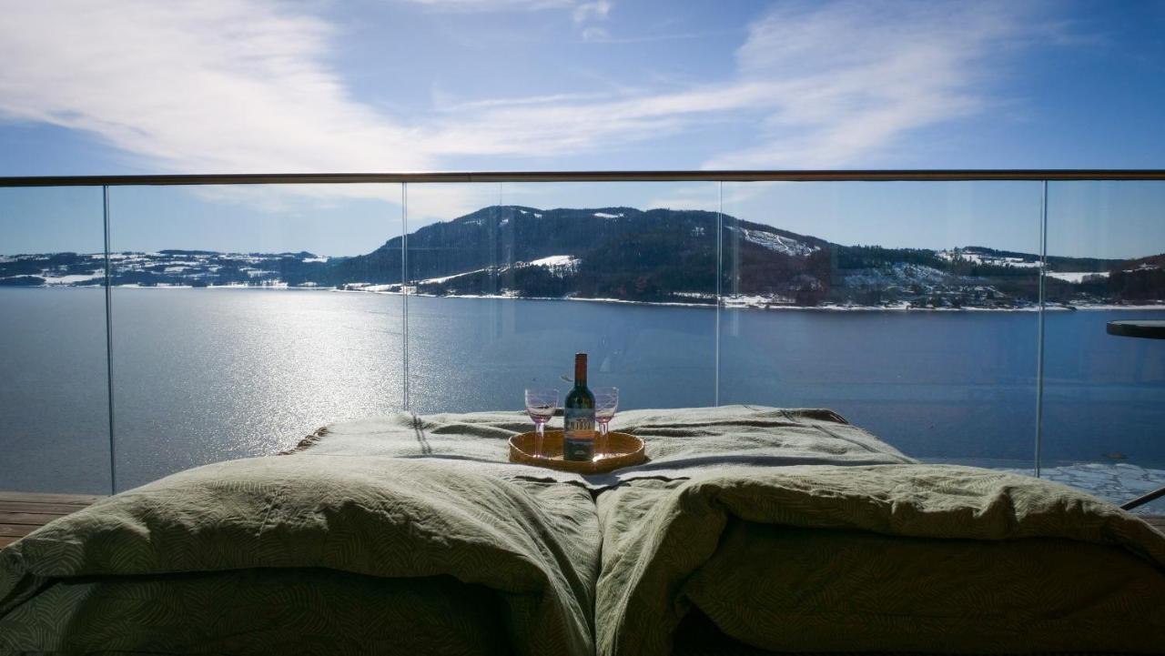 Mjos Tower Suite - Lovely Lake View Brumunddal Dış mekan fotoğraf